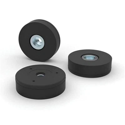 Magnet Dilapisi Karet dengan Countersunk